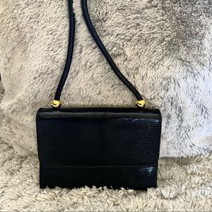 Beautiful Vintage Mark Cross Lizard bag